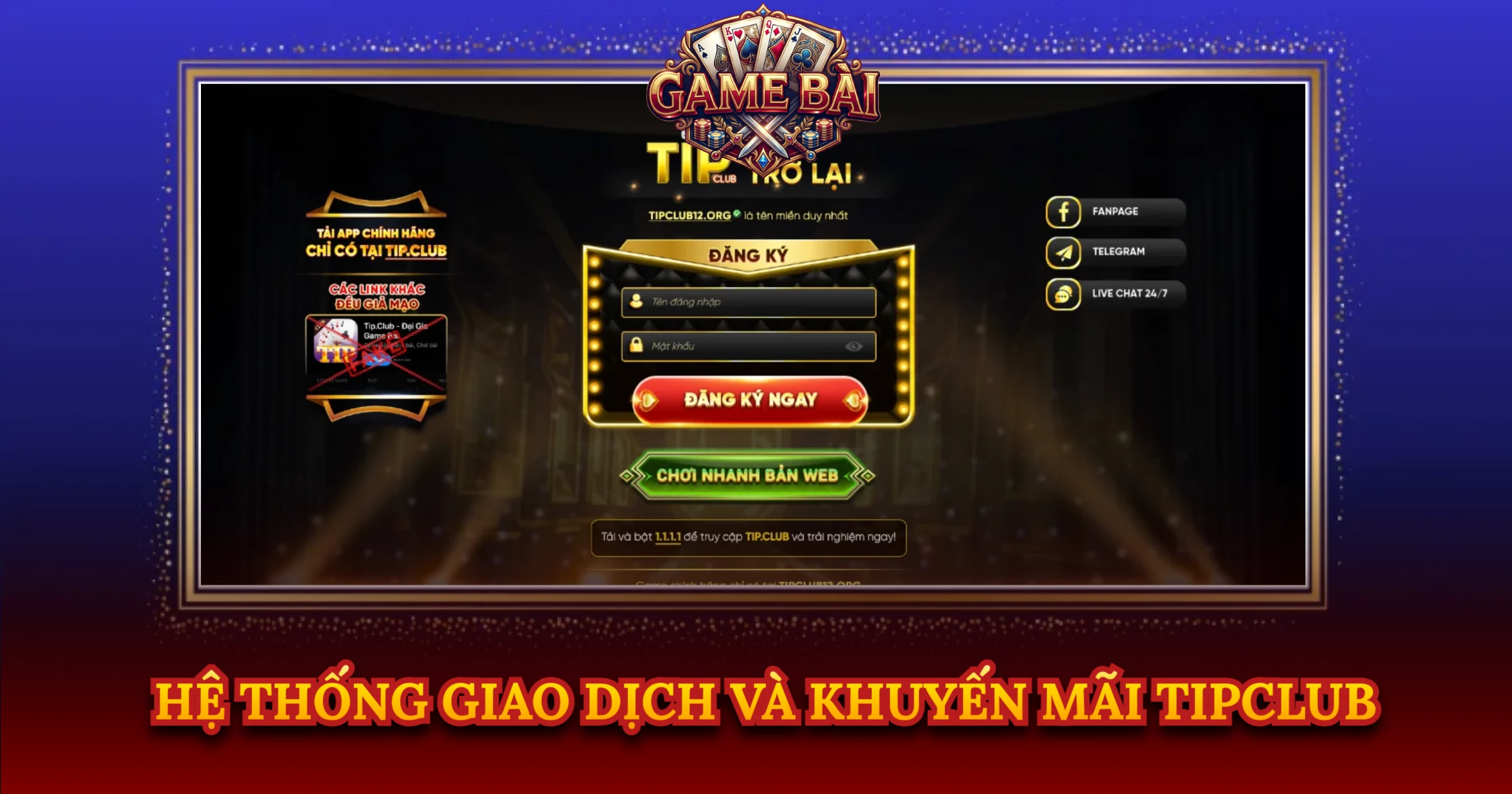 Hệ Thống Giao Dịch Và Khuyến Mãi Tipclub