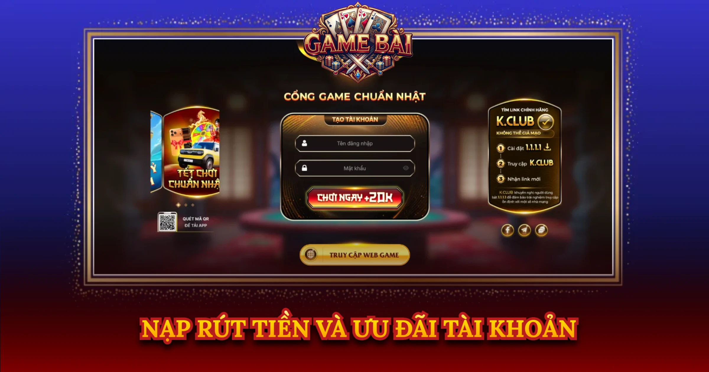 Review Cổng Game Kclub Chi Tiết Dành Cho Tay Chơi 3 Nạp Rút Tiền Và Ưu Đãi Tài Khoản